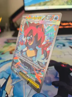 Pokemon Mega Feraligatr EX 274/217 Ascended Heroes Illustration Rare Art Holo - Image 4
