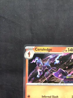 Pokemon: Phantasmal Flames Staff Prerelease Promo: Ceruledge 14 - Image 2