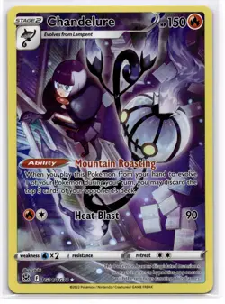 Chandelure TG04/TG30 Lost Origin Trainer Gallery Trainer Gallery Rare NM Pokemon - Image 1