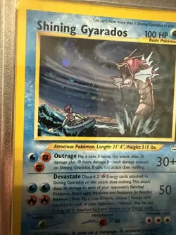 Pokemon TCG Shining Gyarados Holo Neo Revelation Card 65/64 PSA 9 - Image 5