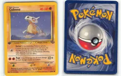 Cubone 50/64 Common Jungle Pokemon 1st Edition MP Arita - Image 3