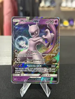 Pokemon - TCG Mewtwo GX 39/73 Holo Ultra Rare - Shining Legends 2017 - Image 1