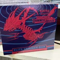 Pokemon TCG Sword & Shield Darkness Ablaze Elite Trainer Box ETB English 2x - Image 1