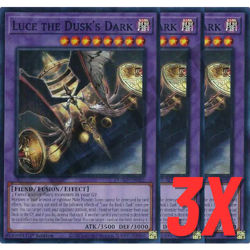 Yugioh Luce the Dusk's Dark (DUAD-EN082) 1st Ed SUPER RARE HOLO (NEAR MINT) (3X) - Image 1