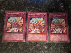 3X Synchro Strike CSOC-EN066 - Yugioh Yu Gi Oh! 3 Playset - Image 1