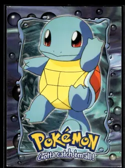 Pokemon Topps Card | Stage 1 Evolution | Squirtle #07 | Non Holo | LP - Image 1
