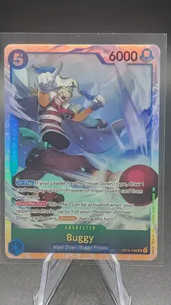 Buggy OP16-048 SR The Time of Battle Foil English One Piece - Image 1