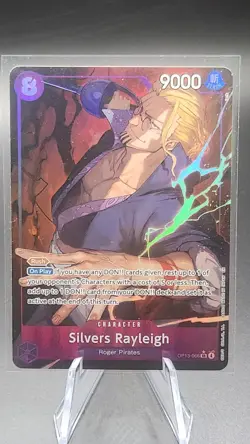 One Piece OP13-066 - Silvers Rayleigh Alternate Art SR TCG English - Image 1