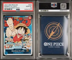 2024 One Piece P-033 EN Monkey D Luffy 2023 CS Event Pack PSA 10 GEM MINT - Image 3