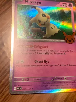 Mimikyu 097/193 Halloween 2023 Trick or Trade Holo Rare Pokemon Card - Image 5