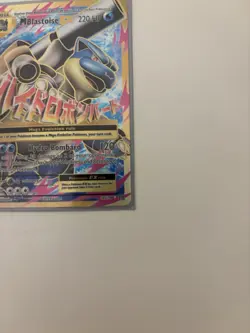 Pokemon TCG Mega-Blastoise-EX Evolutions Holo Full Art Ultra Rare Card 102/108 - Image 3
