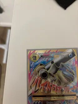 Pokemon TCG Mega-Blastoise-EX Evolutions Holo Full Art Ultra Rare Card 102/108 - Image 5