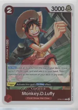 2023 One Piece Card Game: Wings of Captain OP06 Monkey D Luffy R MonkeyDLuffy - Image 1