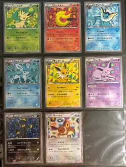 pokemon card Eevee Collection Vaporeon etc 8 pieces set - Image 1