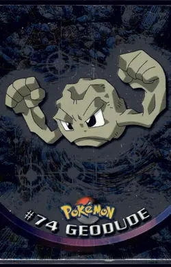 Pokemon Topps Card | TV Animation Edition | Geodude #74 | Holo | LP - Image 1