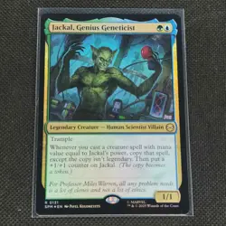 Jackal, Genius Geneticist - 0131 - R - Foil - Spider-Man - MTG - NM/M - Image 1