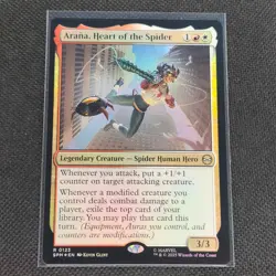 Arana, Heart Of The Spider - 0123 - R - Foil - Spider-Man - MTG - NM/M - Image 1