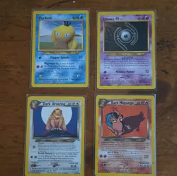 Pokemon TCG Neo Destiny Lot 4 ENG Psyduck Unown Dark Ursaring - Image 1