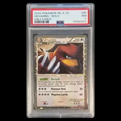 PSA 7 URSARING HOLO 89/95 HGSS UNLEASHED POKEMON RARE - Image 1