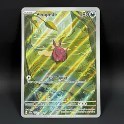 Pokemon Venipede 132/086 NM Illustration Rare Black Bolt - Image 1