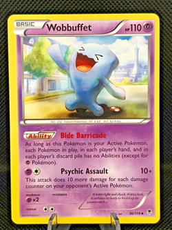 Pokemon TCG - Wobbuffet 36/119 | XY Phantom Forces 2014 Regular Uncommon - LP - Image 1