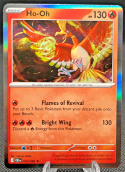 Pokemon TCG - Ho-Oh 010/086 | Me04: Chaos Rising Holo Rare - NM/M - Image 1
