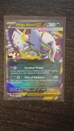 Pokemon Mega Absol ex 086/132 Prize Pack Series Double Rare Holo - Image 1
