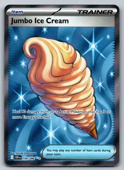 Jumbo Ice Cream 109/086 Holo Pokemon Holo NM Chaos Rising - Image 1