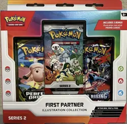 POKEMON FIRST PARTNER ILLUSTRATION COLLECTION SERIES 2 BOX - BRAND NEW 🔥🔥🔥 - Image 1