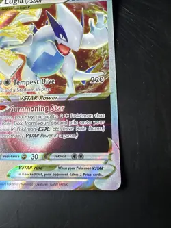 Pokemon Lugia VSTAR 139/195 Full Art Ultra Rare Silver Tempest Near Mint NM - Image 4