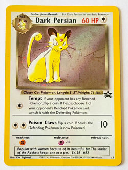Pokemon TCG: Dark Persian WOTC Black Star Promo #17 Holo MP - Image 1