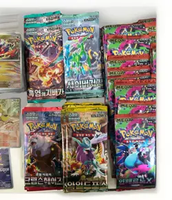 Large Pokemon TCG Pack Lot (KOREAN) 111 Sealed Packs & ~ 100 Singles R, RR, & AR - Image 3