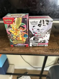 Pokemon ascended Heroes And White Flare Booster Bundles. - Image 1