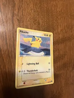 Pokemon Pikachu 12/17 POP Series 5 Holo Rare Wailord Artwork 2007 NM - Image 2