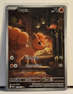 Pokemon Vulpix 138/132 MEG Secret Rare Full Art Holo EN - Image 1