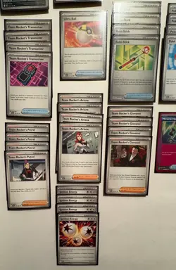 Team Rocket's Honchkrow Tournament Ready Pokemon TCG Ready to Play Deck - Image 5