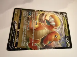 Pokemon Dragonite V 230 HP Promo Full Art Holo SWSH154 Sword & Shield Basic - Image 3
