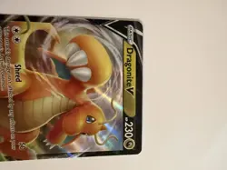 Pokemon Dragonite V 230 HP Promo Full Art Holo SWSH154 Sword & Shield Basic - Image 4