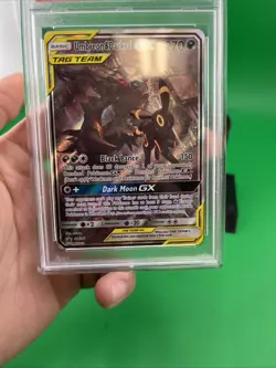 PSA 9 2020 POKEMON PROMO | TAG TEAM POWERS COLL. UMBREON & DARKRAI GX SM241 - Image 4
