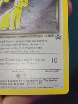 Dark Persian - 17 - Pokemon Wizards of the Coast: Black Star Promo Holo - Image 4