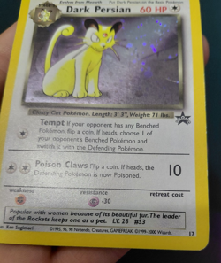 Dark Persian - 17 - Pokemon Wizards of the Coast: Black Star Promo Holo - Image 5