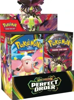Pokemon Mega Evolution Perfect Order Booster Box Sealed - Image 1