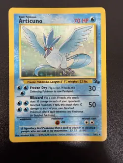 Pokemon Fossil Articuno Holo #2/62 - Image 1