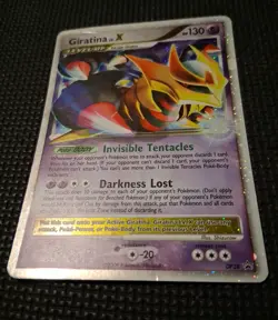 Pokemon TCG Giratina LV.X DP38 Holo Rare Black Star Promo LP - Image 2