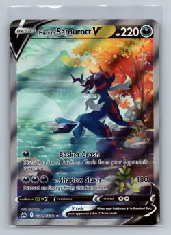 Hisuian Samurott V GG51/GG70 Pokemon TCG Ultra Rare Crown Zenith NM - Image 1