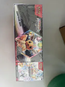Pokemon TCG Scarlet Violet Prismatic Evolutions Booster Bundle & Surprise Box - Image 1
