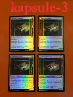 4x Weary Prisoner | FOIL | Innistrad Crimson Vow | MTG Magic Cards - Image 1
