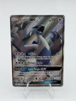 Lugia GX 207/214 Full Art Pokemon Sun & Moon Lost Thunder Near Mint - Image 1