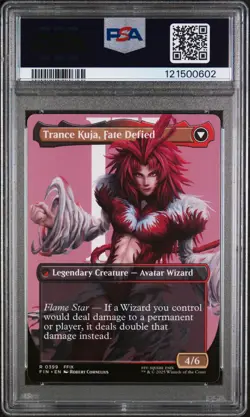 2025 MTG FINAL FANTASY KUJA, GENOME SORCERER/TRANCE KUJA, FATE DEFIED PSA 10 - Image 2