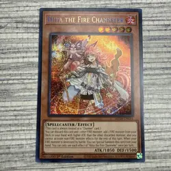 MP24-EN094 Hiita the Fire Channeler Prismatic Secret Rare 1st YuGiOh - Image 1